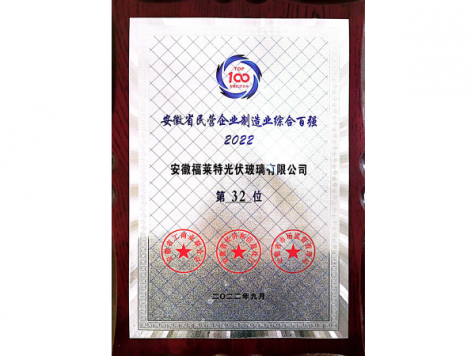 ����ʡ��Ӫ��ҵ����ҵ�ۺϰ�ǿ2022��32λ��������